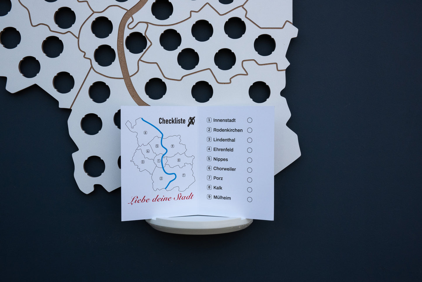 Stadtkarte Köln Büdchen Tour