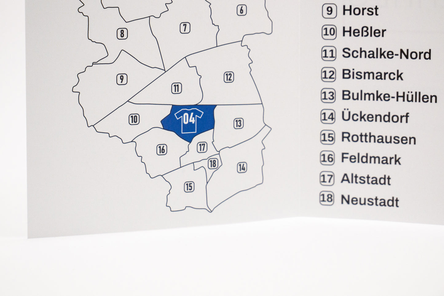 Stadtkarte Gelsenkirchen Büdchen-Tour