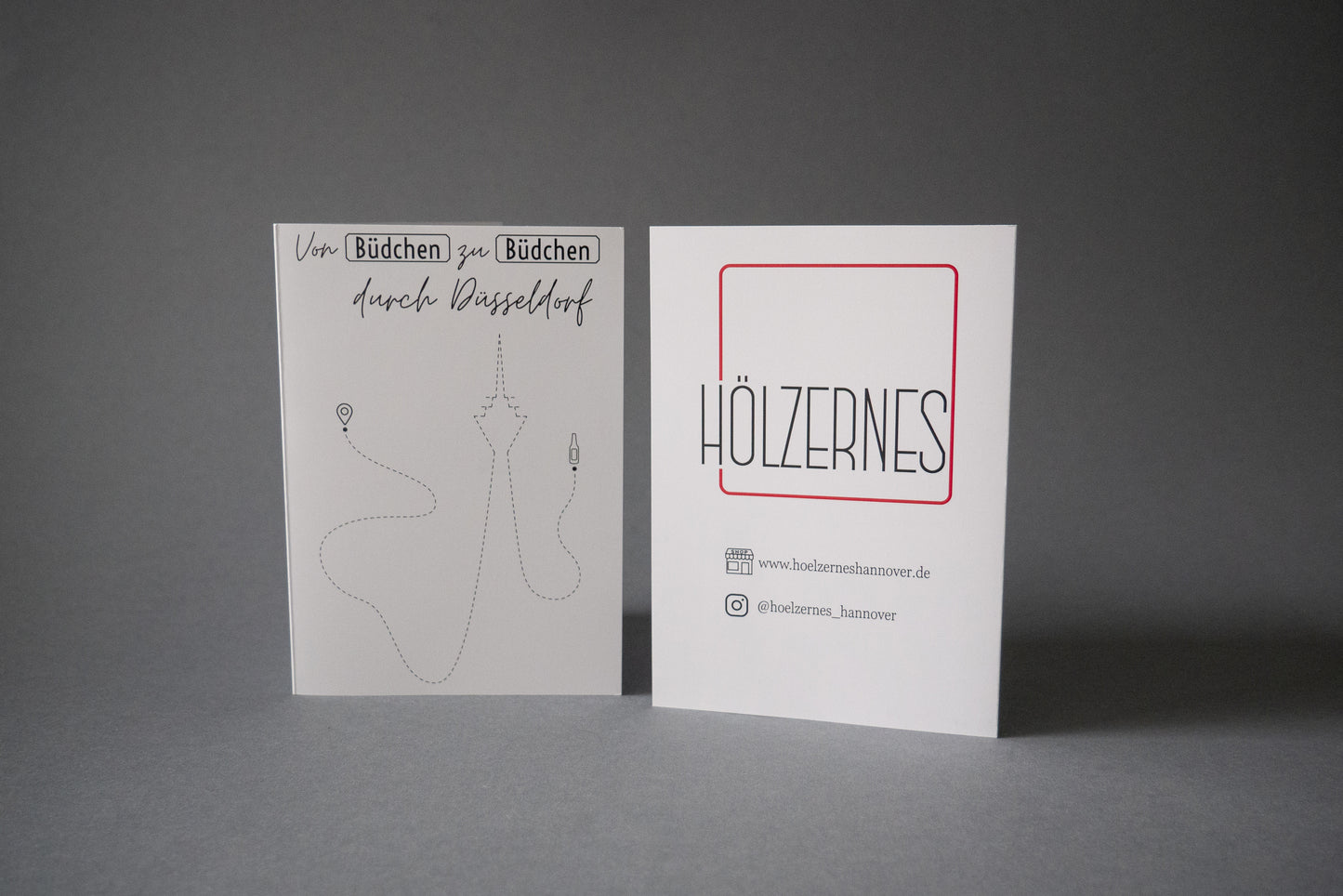 Stadtkarte Düsseldorf Büdchen-Tour