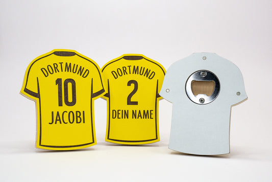 Flaschenöffner Dortmund Trikot personalisiert